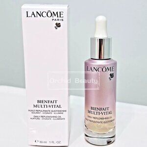 New Lancome Bienfait Multi-Vital Daily Repleneshing Face Oil Full size 30ml/ 1oz